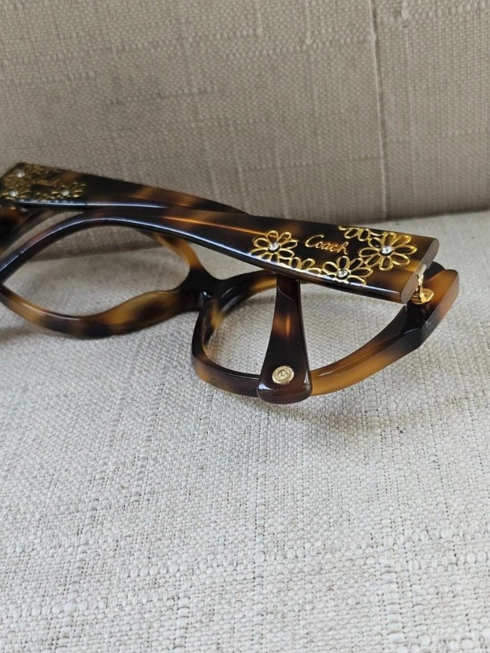Coach Women Eyeglasses Frame HC8010 PAYTON Dark Tortoise Eyewear Glasses - Picture 9 of 12